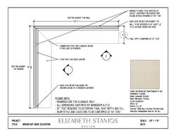 Kitchen Banquette Drawing