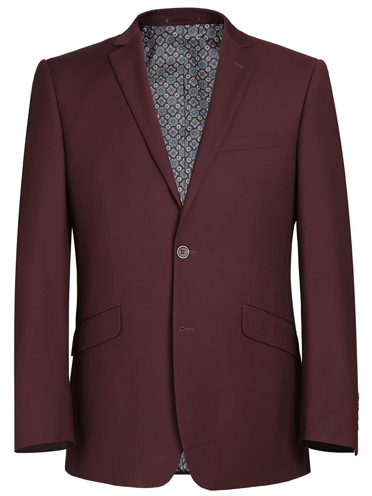 Thumbnail: Renoir Burgundy Suit