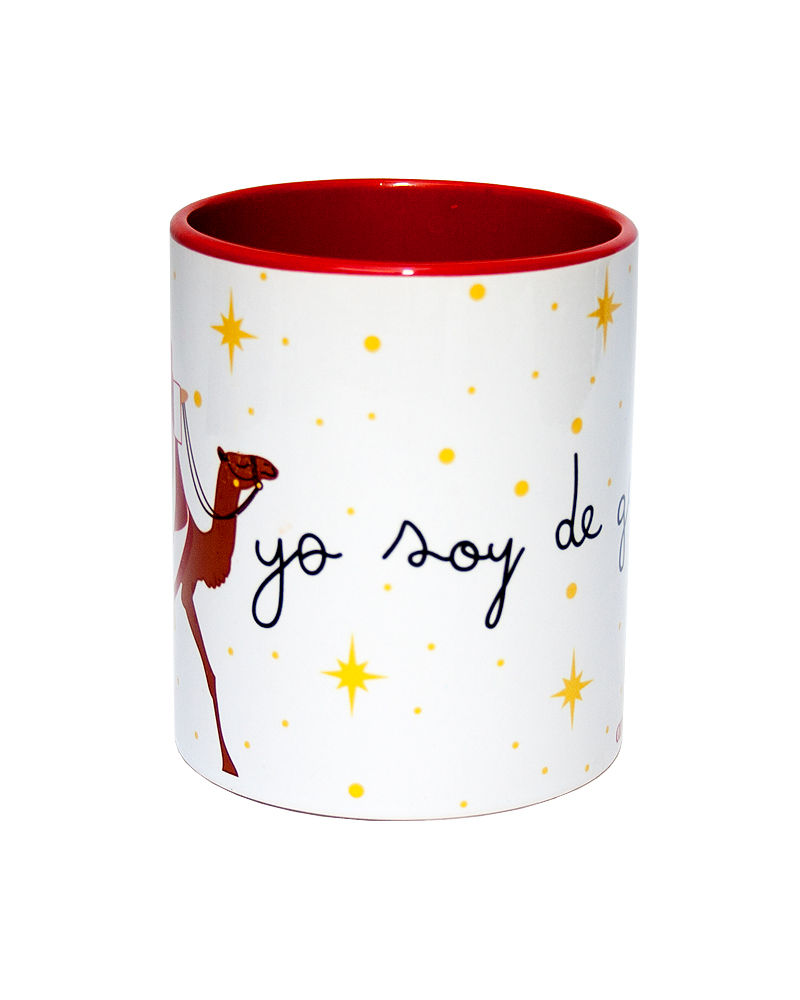 Thumbnail: Taza de el Rey Mago Gaspar en color rojo con el mensaje "Yo soy de Gaspar"