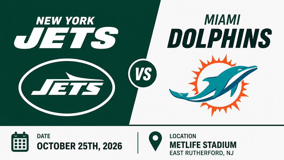 TAILGATE Week 7 : Miami vs New York