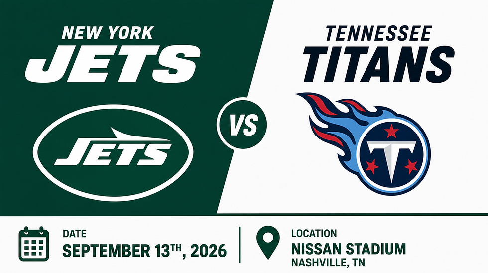 AWAY TAILGATE Week 1 : Tennesse vs New York