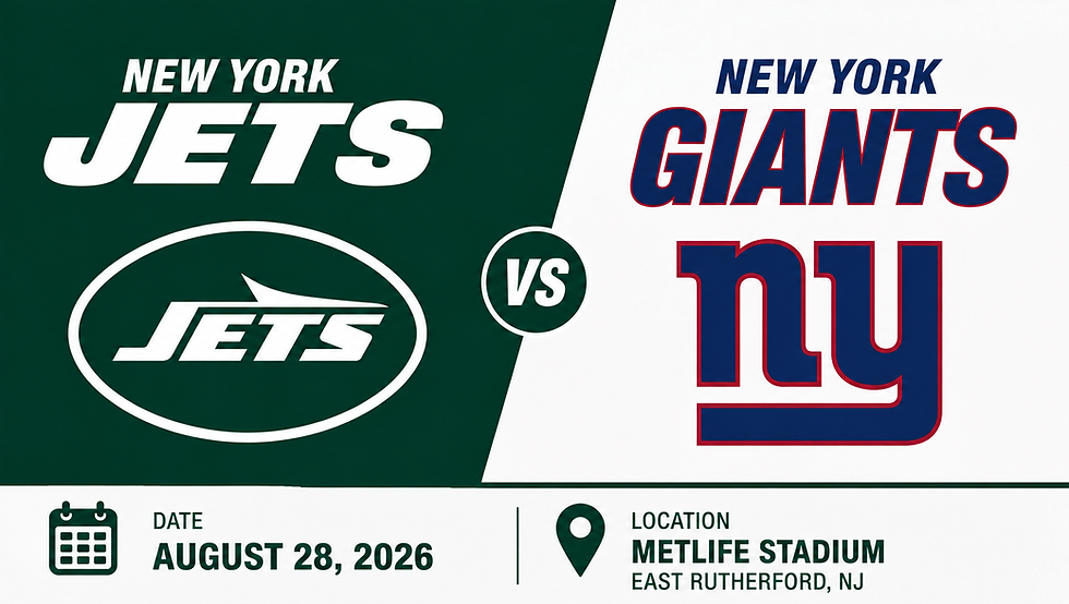 TAILGATE Pre Season: New York vs New York