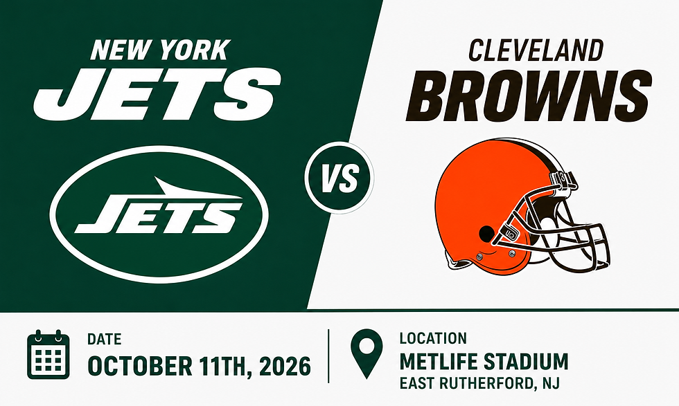 TAILGATE Week 5 : Cleveland vs New York