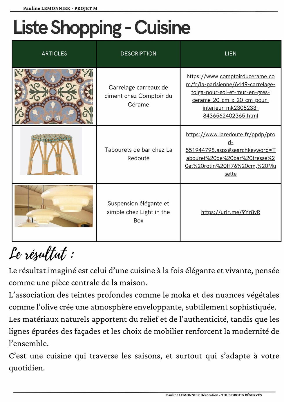 PROJET DECORATION MEULIERE