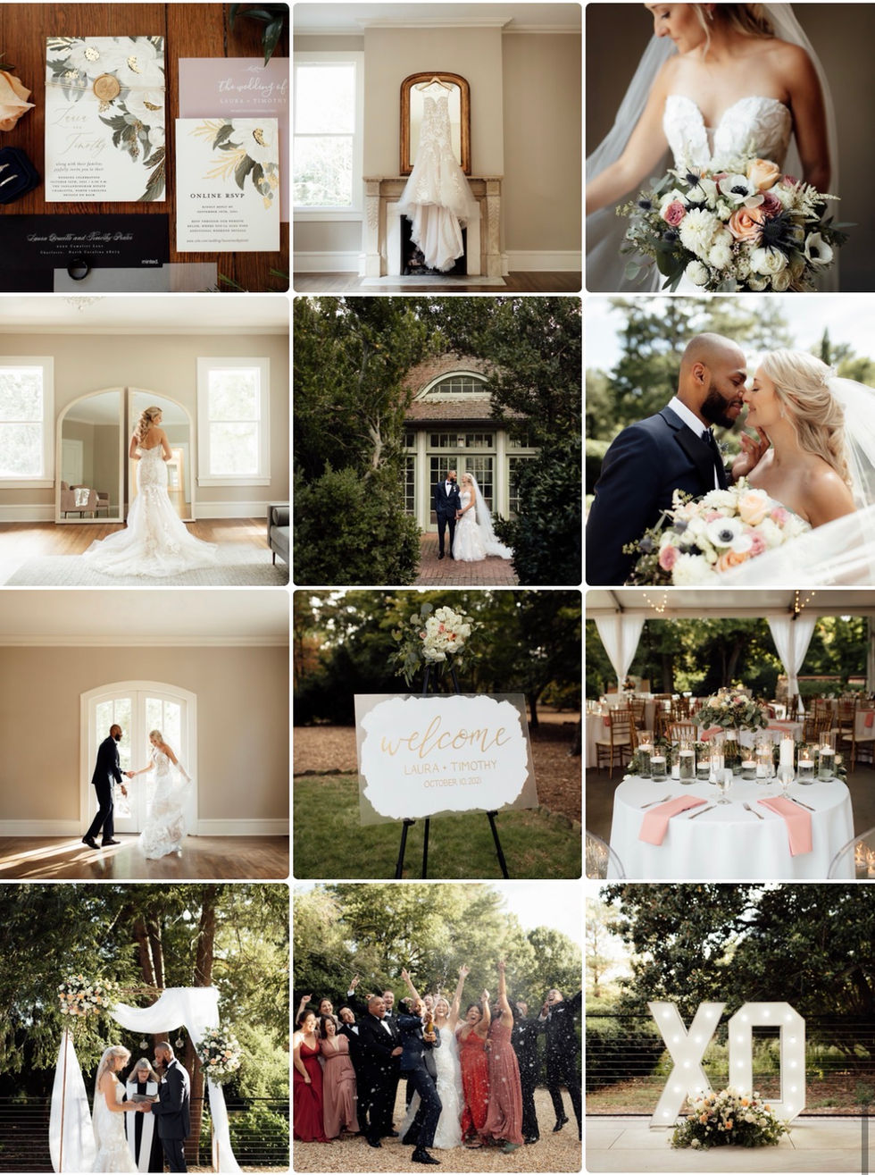 Timeless wedding photography from a Charlotte wedding photographer