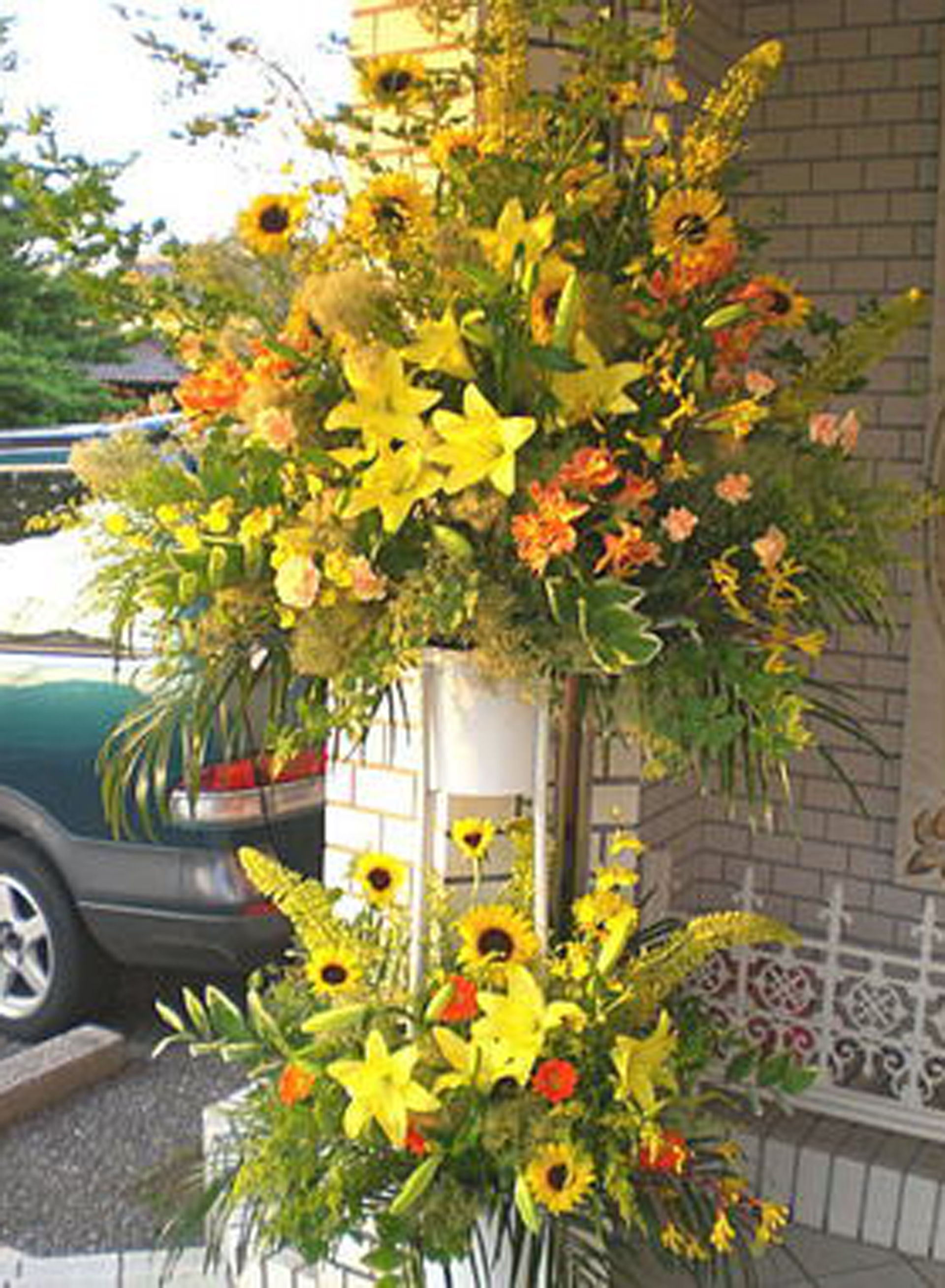 スタンド花2段タイプ