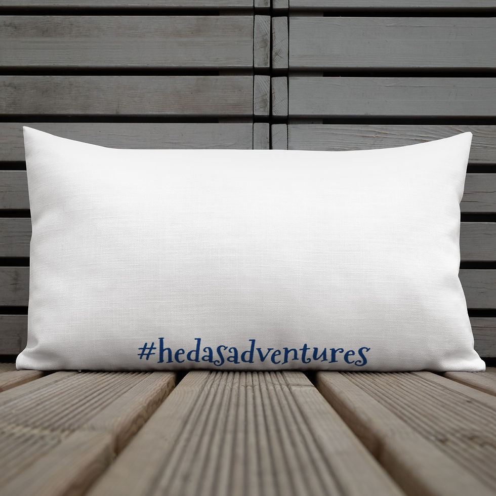 Thumbnail: Sunset "Around the World" Premium Pillow by Heda Hahn