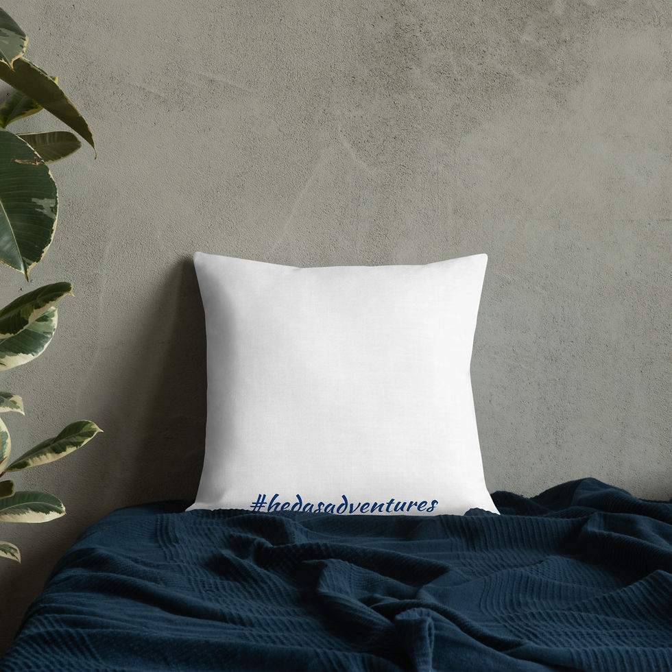 Thumbnail: Panama "Around the World" Premium Pillow by Heda Hahn