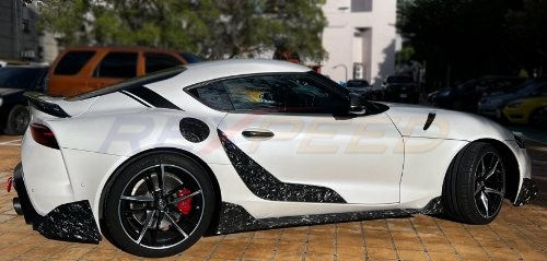 Thumbnail: Rexpeed Carbon Fiber C-Pillar Decal, MKV Supra