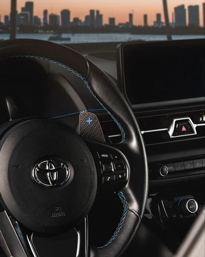 Triple Seven - MKV A90 Toyota Supra Carbon Shift Paddle Extensions