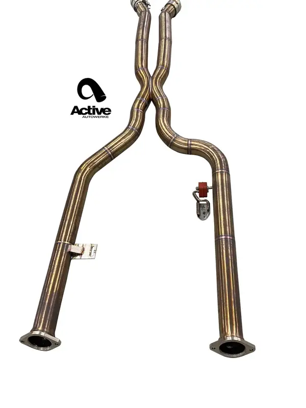 Active Autowerke G80 M3 G82 M4 Signature mid-pipe with X-Pipe
