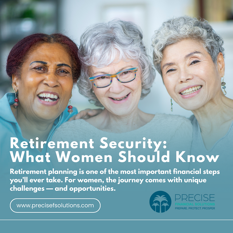 Retirement Security: What Women Should Know