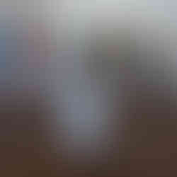 Widok sali wystawy „neuroCzułość”: na ścianie po lewej zawieszone obrazy Lidii Misiuny (zielona kompozycja z układem „liści/rąk”, błękitne płótno z wynurzającą się dłonią oraz czerwone płótno z organiczną formą). W centrum na białym postumencie znajduje się praca Pauliny Wojewodzic „Granica empatii. Czułość, która boli” — jasne naczynie z kolcowatymi elementami. Na dalszym planie po lewej drugi postument z dwiema błyszczącymi formami ceramicznymi Lidii Misiuny, a po prawej kolejny postument z ciemnym, owalnym obiektem ceramicznym autorstwa Sabiny Dębickiej; na prawej ścianie widoczne krawędzie wiszących płócien. W końcu sali nad grzejnikiem praca ceramiczna Sabiny Dębickiej - wypukłe, nieregularne formy pokryte szkliwem o lustrzanej powierzchni, osadzone w ciemnej strukturze tła.