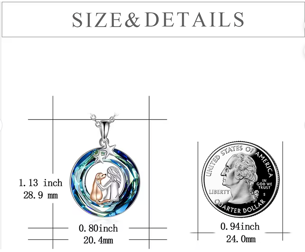 Thumbnail: Forever in my heart pendant