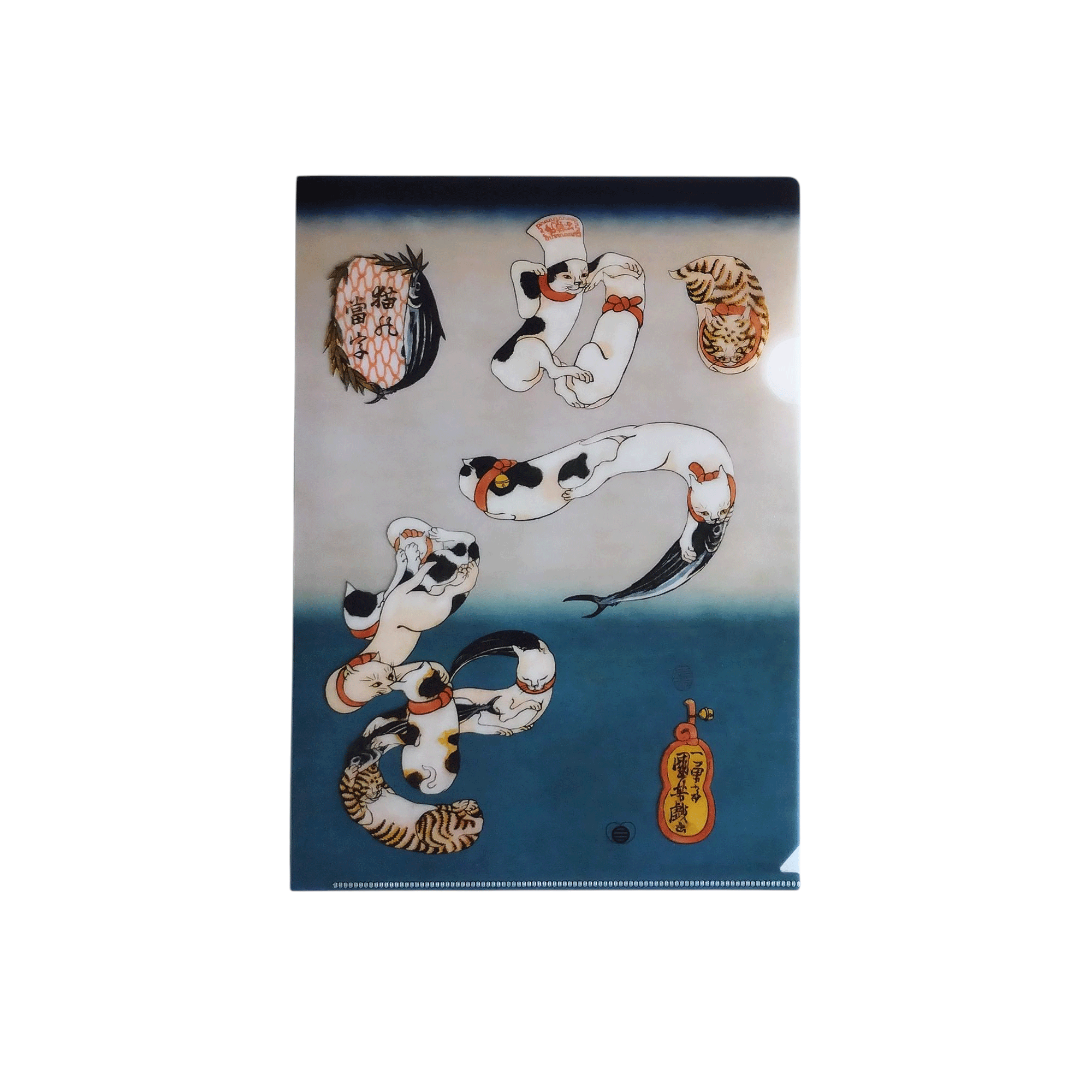 A4クリアファイル　かつお