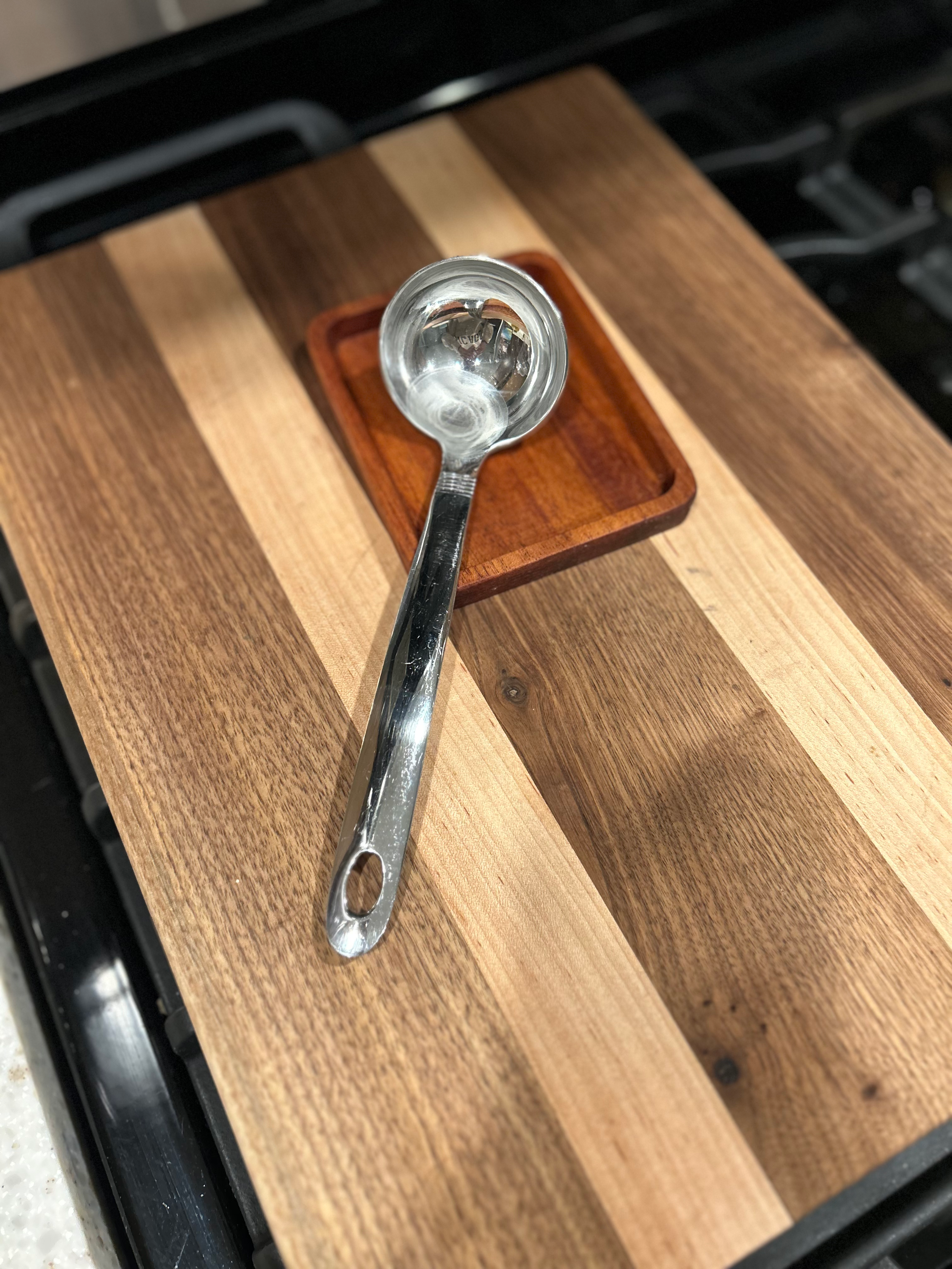 Mahogany Utensil Rest