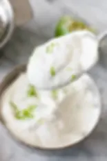 Lime and Garlic Crema