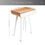 Thumbnail: Free Standing Tall Night stand, Modern Wood Bedside Nightstand