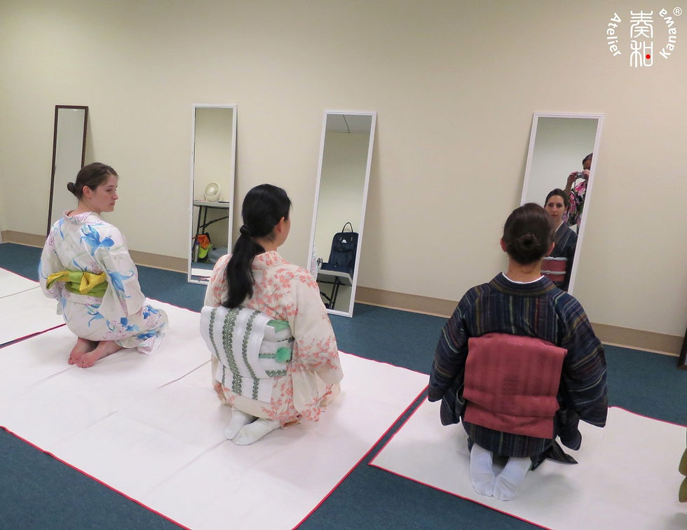 アトリエ奏和:和装立ち居振る舞い教室 Atelier Kanawa Kimono in Motion Decorum Class