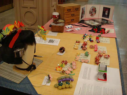江戸つまみ簪 つまみ細工 縮緬細工 和小物 Edo Tsumami Kanzashi Tsumami-zaiku Chirimen-zaiku