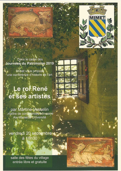 Journées du Patrimoine Conférence par Martine Vasselin - Vendredi 20 septembre à 18h30
