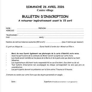 Vide grenier à Mimet