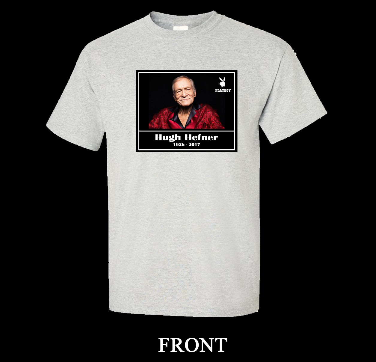 Hugh Hefner Memorial T-Shirt (Playboy Magazine)