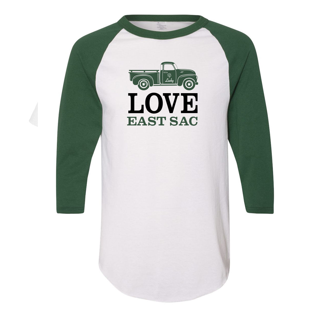 Love East Sac St. Patrick's Day Jersey T-Shirt