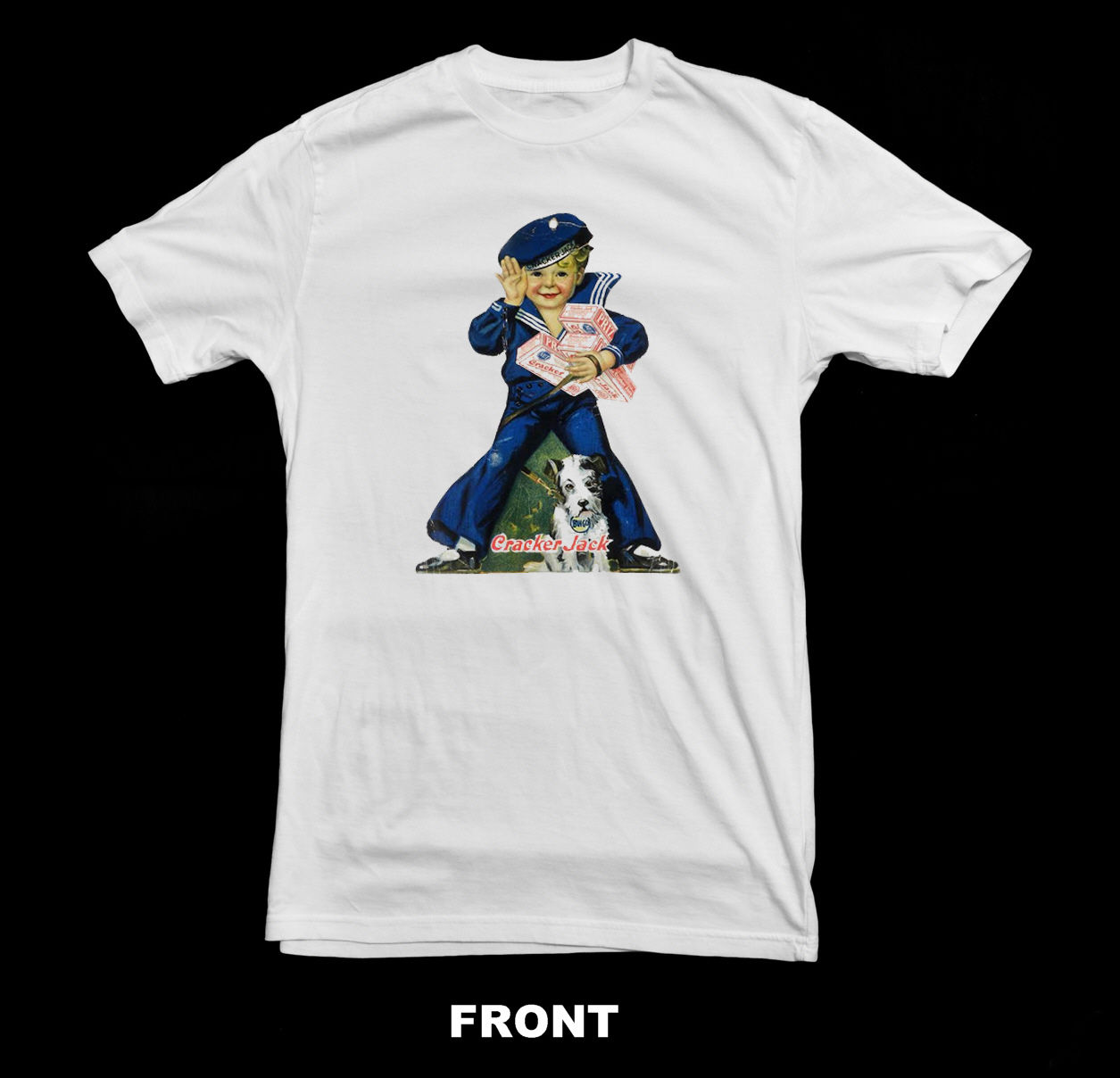 VINTAGE / NOSTALGIC SAILOR CRACKER JACK AND BINGO T-SHIRT