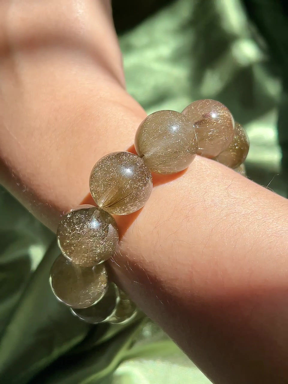 Thumbnail: ✨【稀有默爸老貨魔鬼髮晶｜青銅金RUTILE】✨