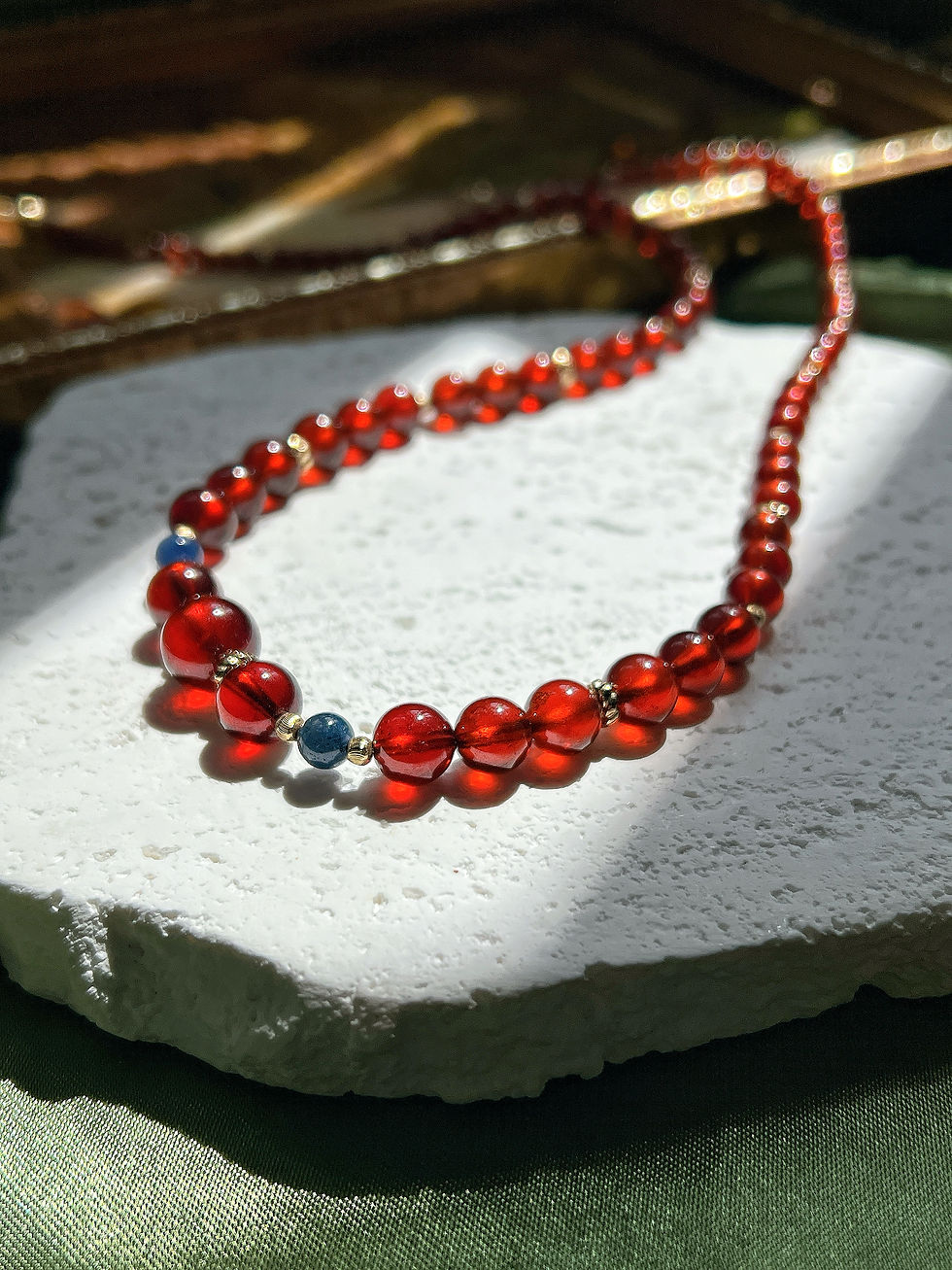 Thumbnail: 🔥橙紅石榴石 × 藍晶石 - GARNET X KYANITE