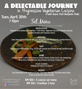 Vegetarian Cuisine Dining Experience
