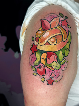 hydrapple small pokemon tattoo idea