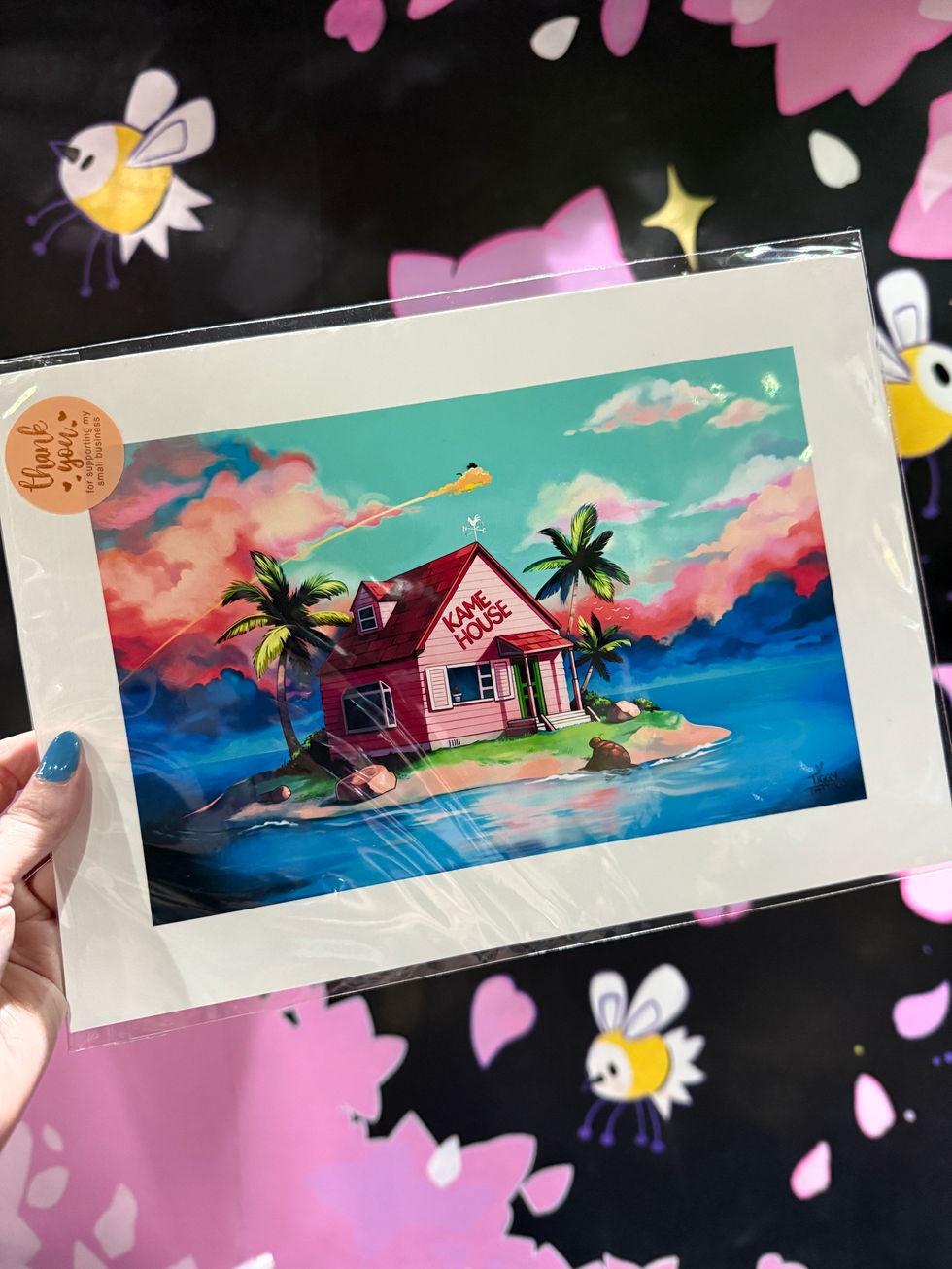 kame house print dbz