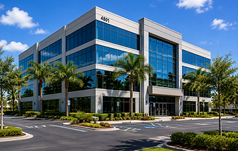 Office building cleaning services.