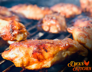 Fire Kicked Grilled Chicken Wings