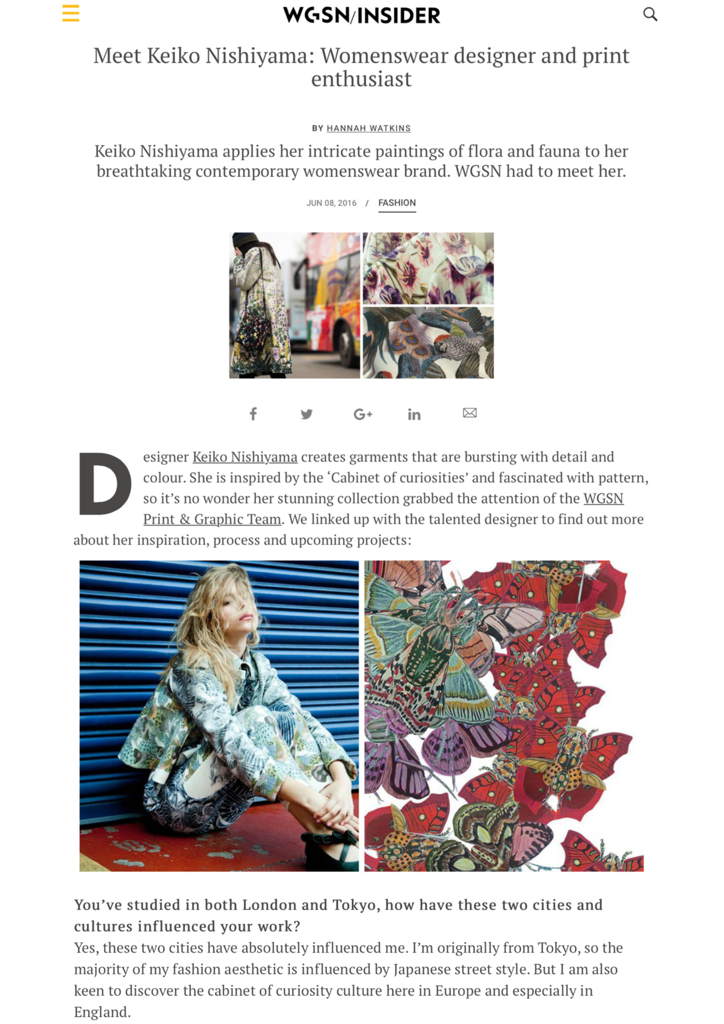 WGSN - June 2016