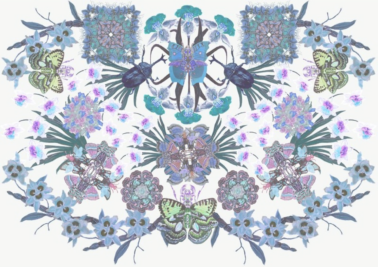 Keiko Nishiyama illustration background