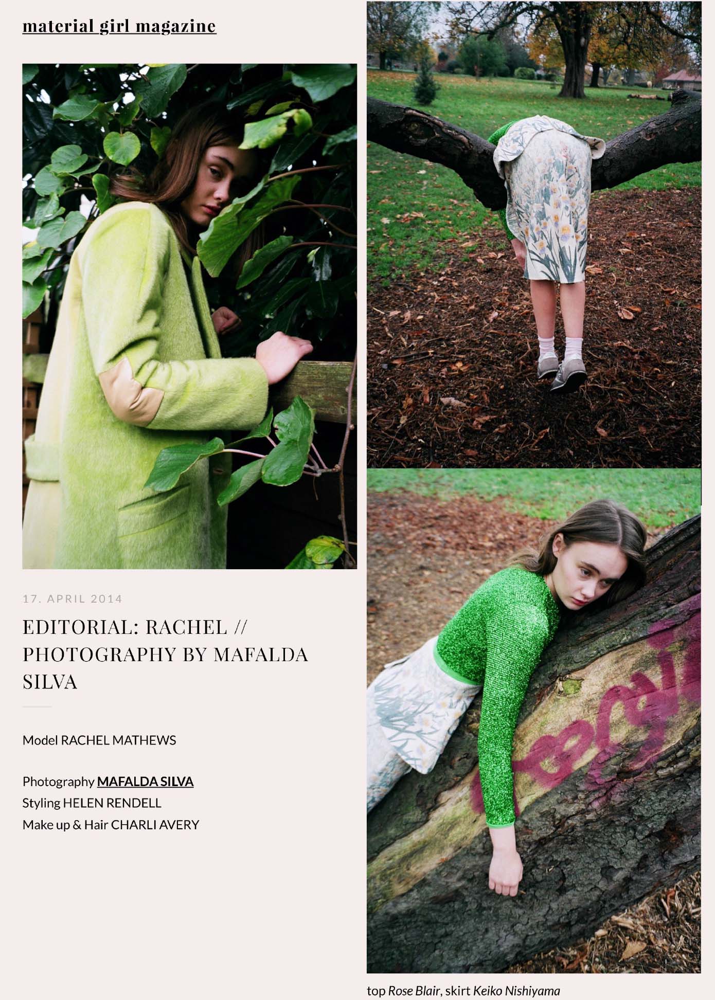 MATERIAL GIRL - APRIL 2014
