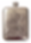 Pewter hunting flask