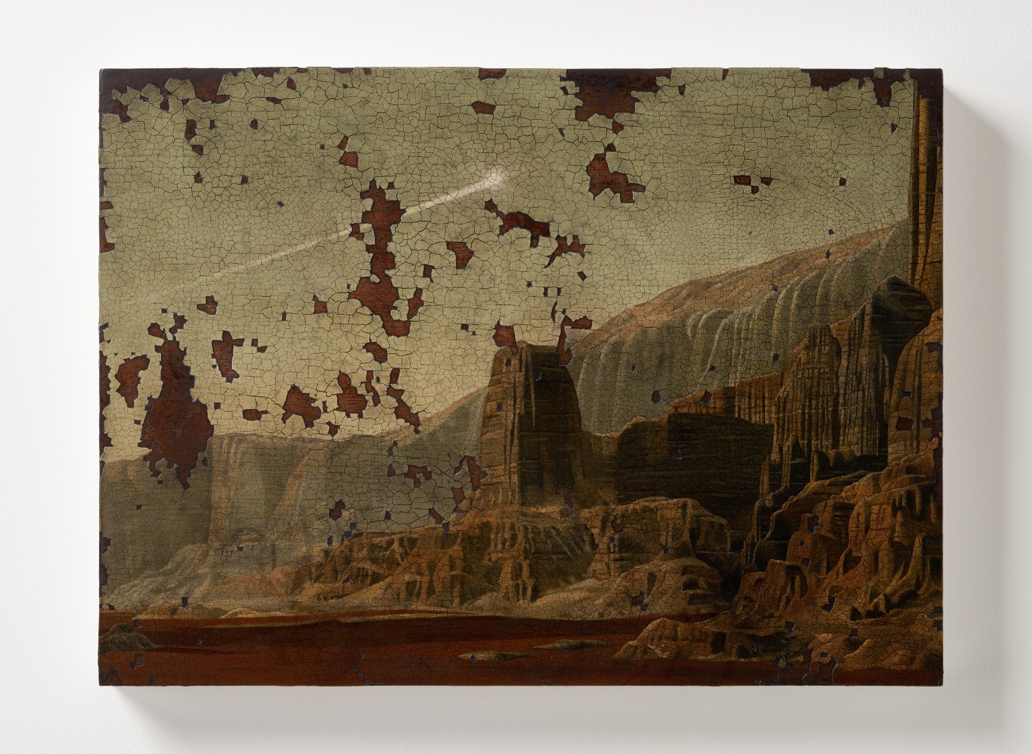 Painting of incomplete remains #17