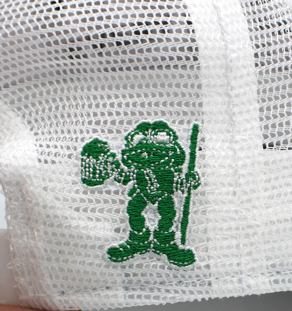 Thumbnail: "Froggy's Saloon" Patch, snap-back, mesh hat
