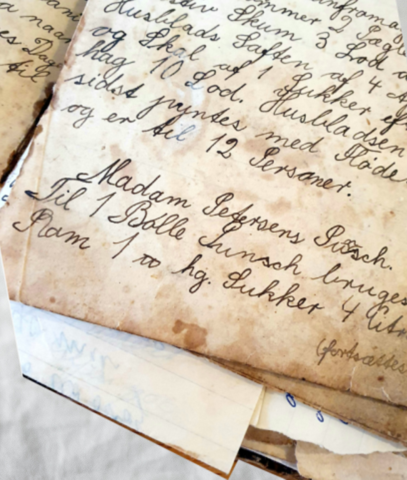 Punsch opskrift 1900 til bords Hannah Lund