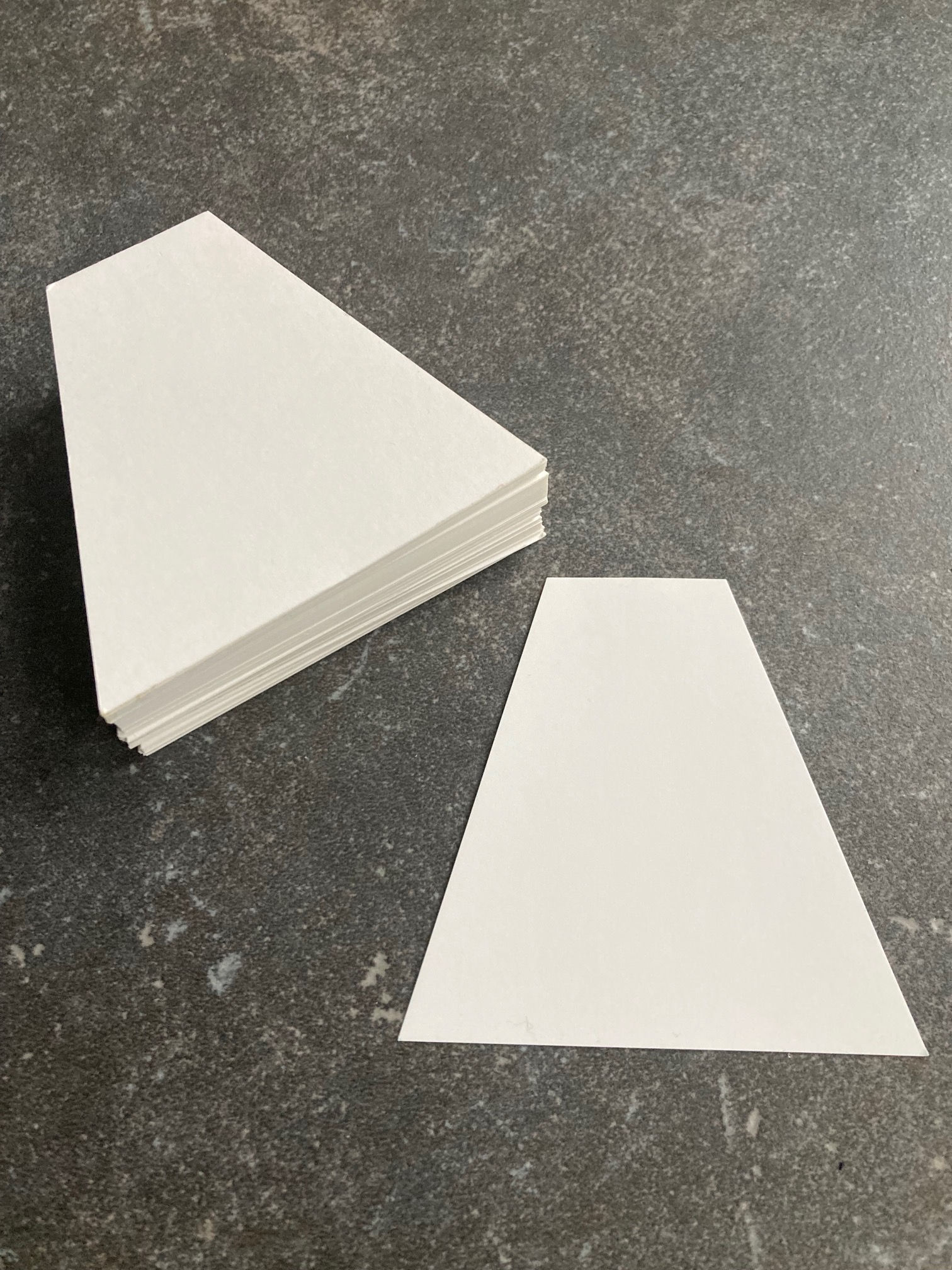 Trapez, 7 cm høj - 100 stk.