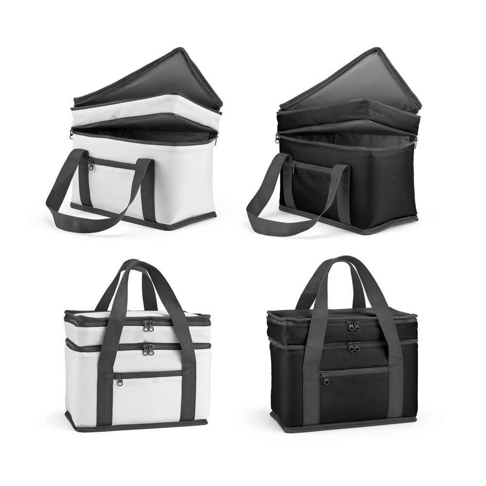 SACOLA TÉRMICA EM 600D POLIÉSTER RECICLADO (100% RPET)