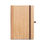 Miniatura: CADERNO A5 DE CAPA DURA EM FOLHA DE BAMBU E CORTIÇA (14X21)
