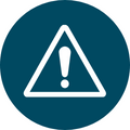 an icon linking you to the Concerns webpage. It is an image of a triangle with an exclamation point inside it.