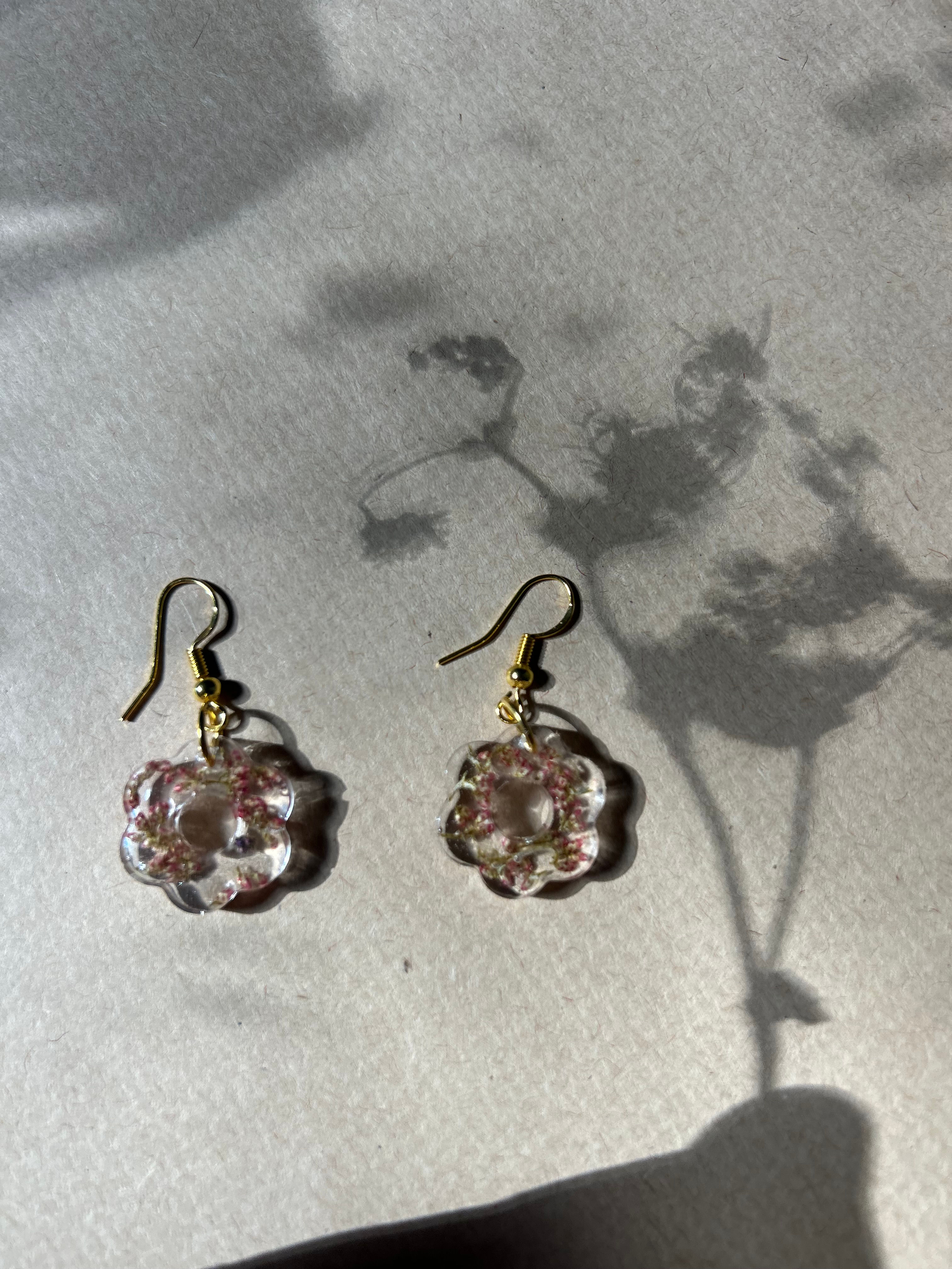Heather Flower Earrings