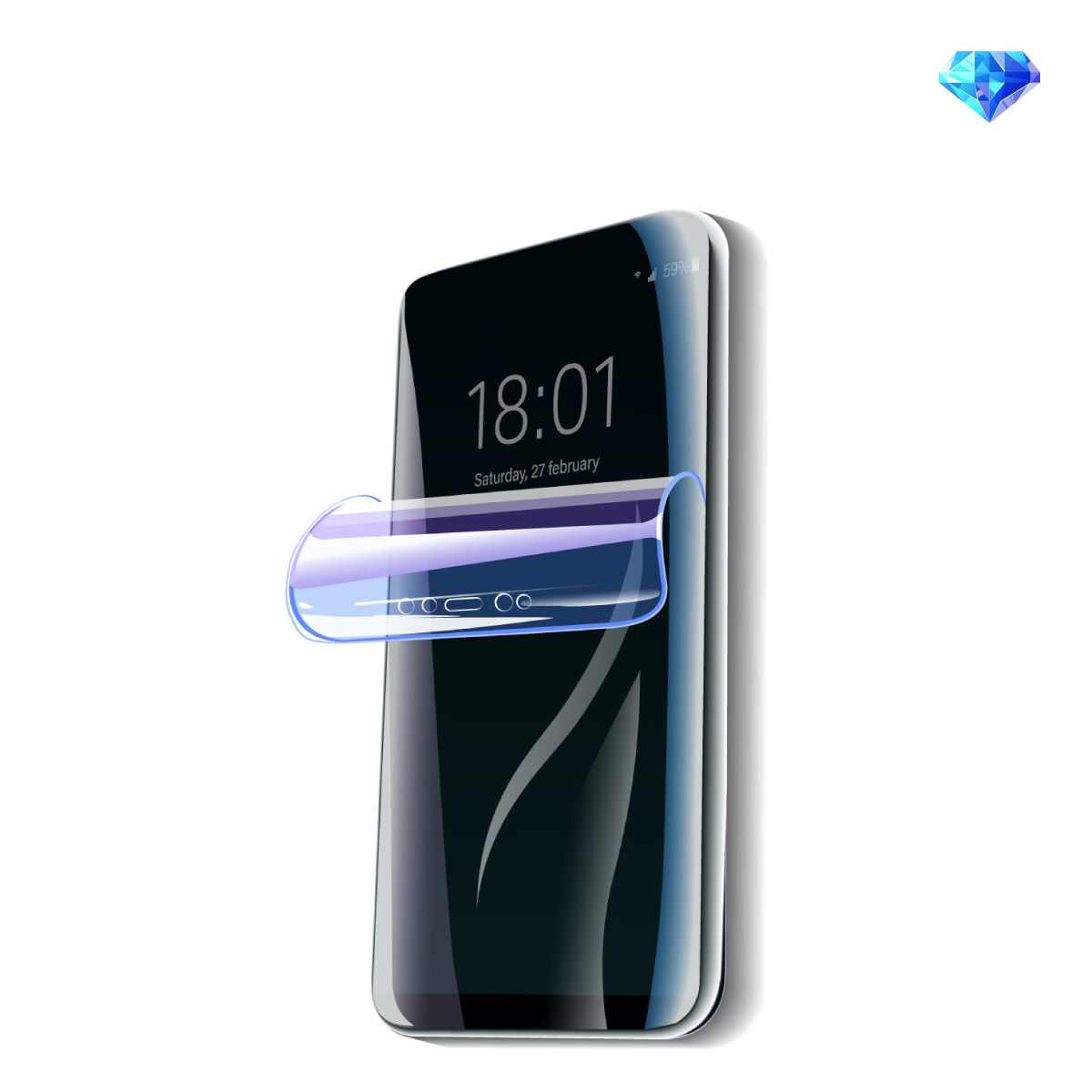 OCADIA DIAMOND - Clear - Film transparent