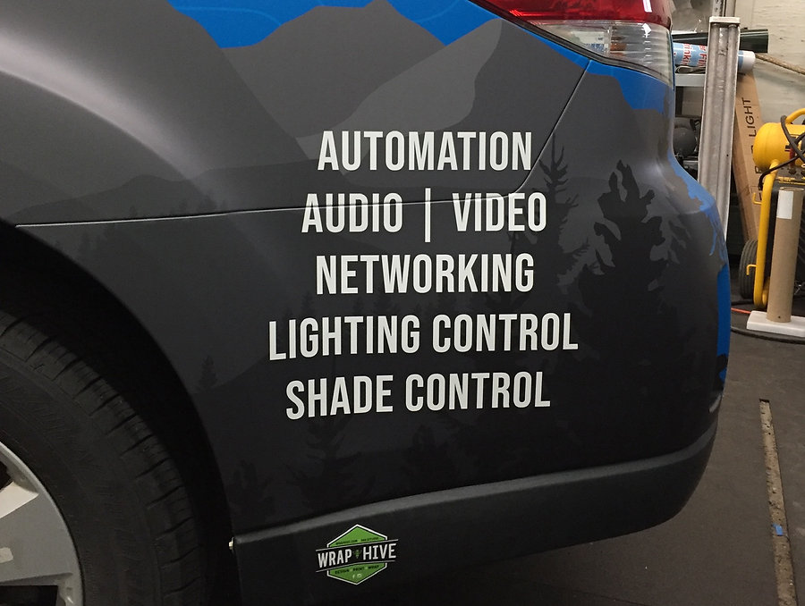 Close up of services and Wrap Hive logo